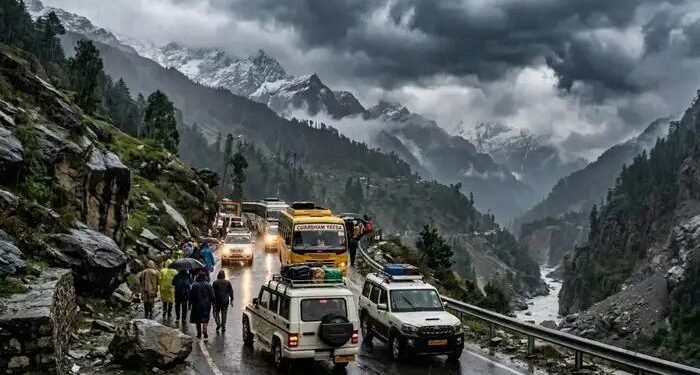 Dev Bhoomi Samiksha चारधाम यात्रा पर मौसम की नजर: लगातार बारिश के बीच प्रशासन सतर्क, श्रद्धालुओं से सावधानी बरतने की अपील -