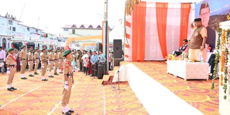 Dev Bhoomi Samiksha कुंजापुरी पर्यटन एवं विकास मेले में पहुंचे कृषि मंत्री गणेश जोशी -