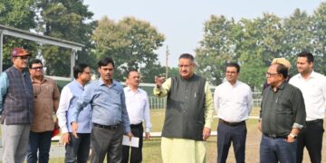 Dev Bhoomi Samiksha कृषि मंत्री गणेश जोशी ने पंतनगर में आयोजित होने वाले कृषक सम्मेलन की तैयारियों का लिया जायजा -