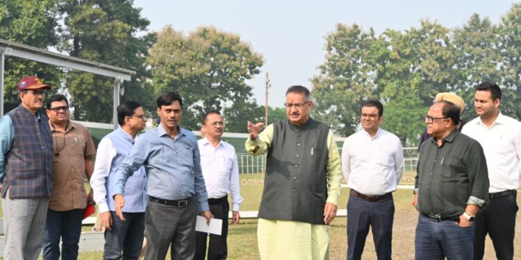 Dev Bhoomi Samiksha कृषि मंत्री गणेश जोशी ने पंतनगर में आयोजित होने वाले कृषक सम्मेलन की तैयारियों का लिया जायजा -