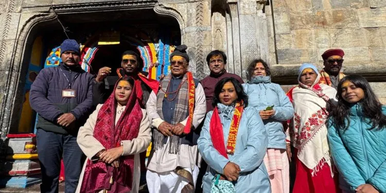 Dev Bhoomi Samiksha भगवान केदारनाथ के दर्शन को पहुंचे केंद्रीय मंत्री जीतन राम मांझी -