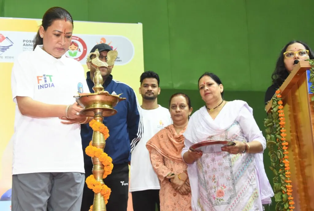 Dev Bhoomi Samiksha आंगनबाड़ी केंद्रों पर नियमित रूप से होगा योग : रेखा आर्या -