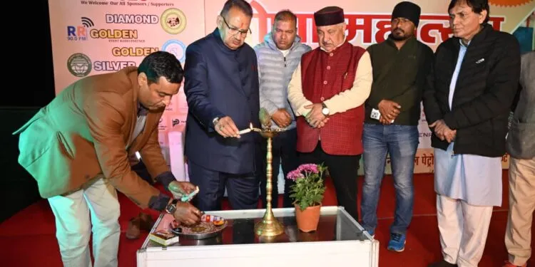 Dev Bhoomi Samiksha भारतीय ग्रामोत्थन संस्था द्वारा आयोजित द्रोण महोत्सव 2026 का शुभारंभ करते ग्राम्य विकास मंत्री गणेश जोशी -