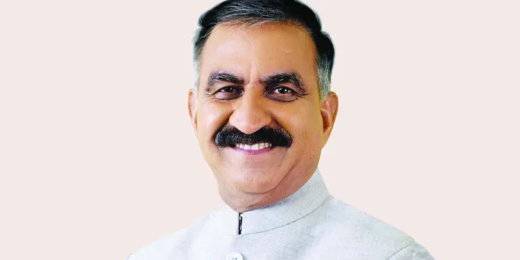 Chif Minister Sukhwinder Singh Sukhu