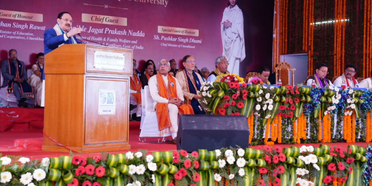 Dev Bhoomi Samiksha स्वामी राम हिमालयन विश्वविद्यालय का 8वां दीक्षांत समारोह संपन्न -