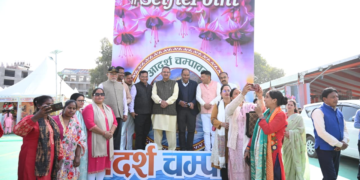 Dev Bhoomi Samiksha ग्राम्य विकास मंत्री गणेश जोशी ने चम्पावत सरस कॉर्बेट महोत्सव–2026’ में किया प्रतिभाग -